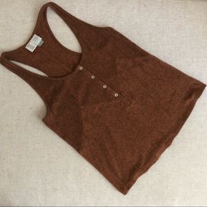 ❤️ Super Soft Anthropologie Lucie Tank in Brown